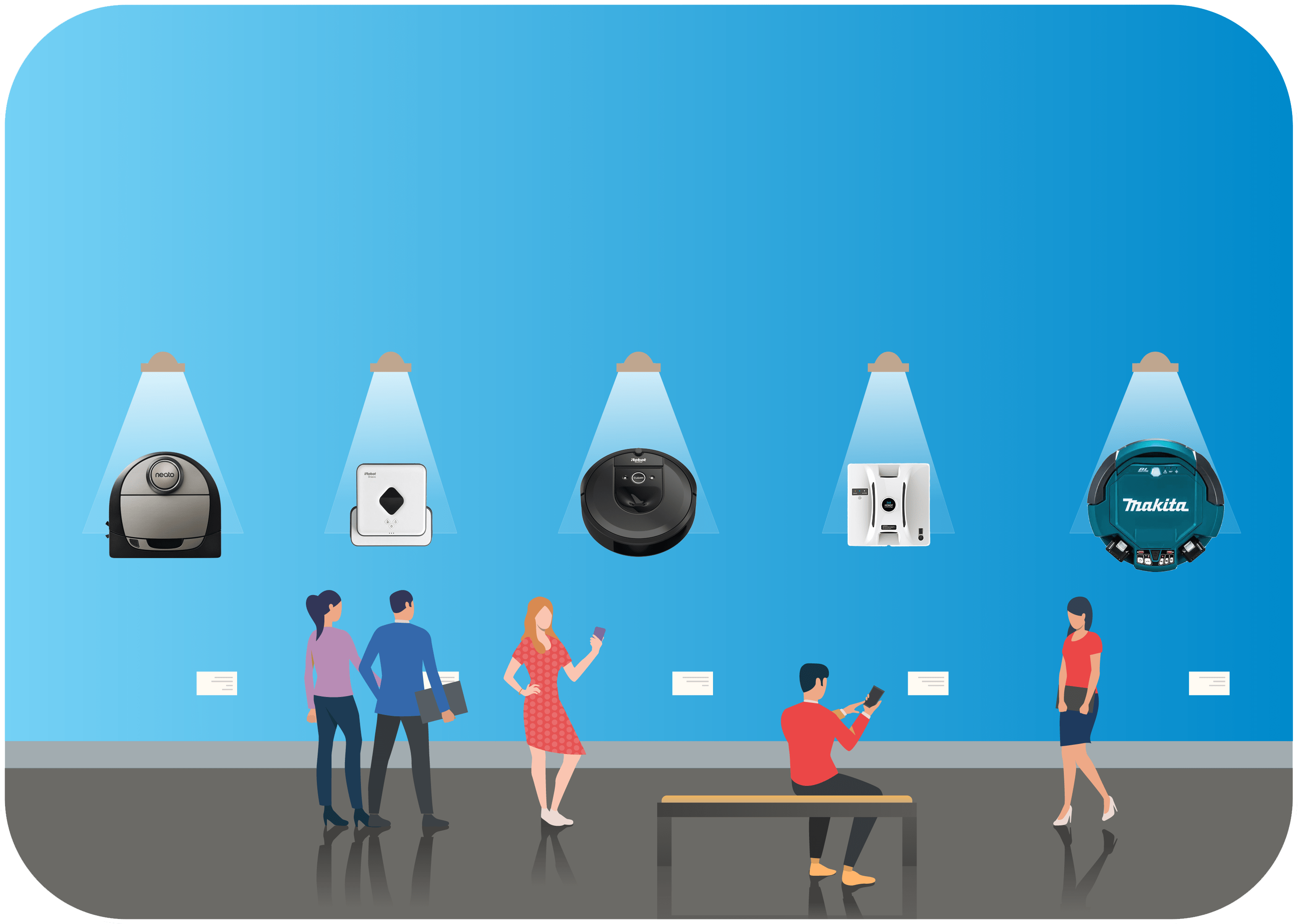 Ekspoziciniai robotu modeliai home robots1