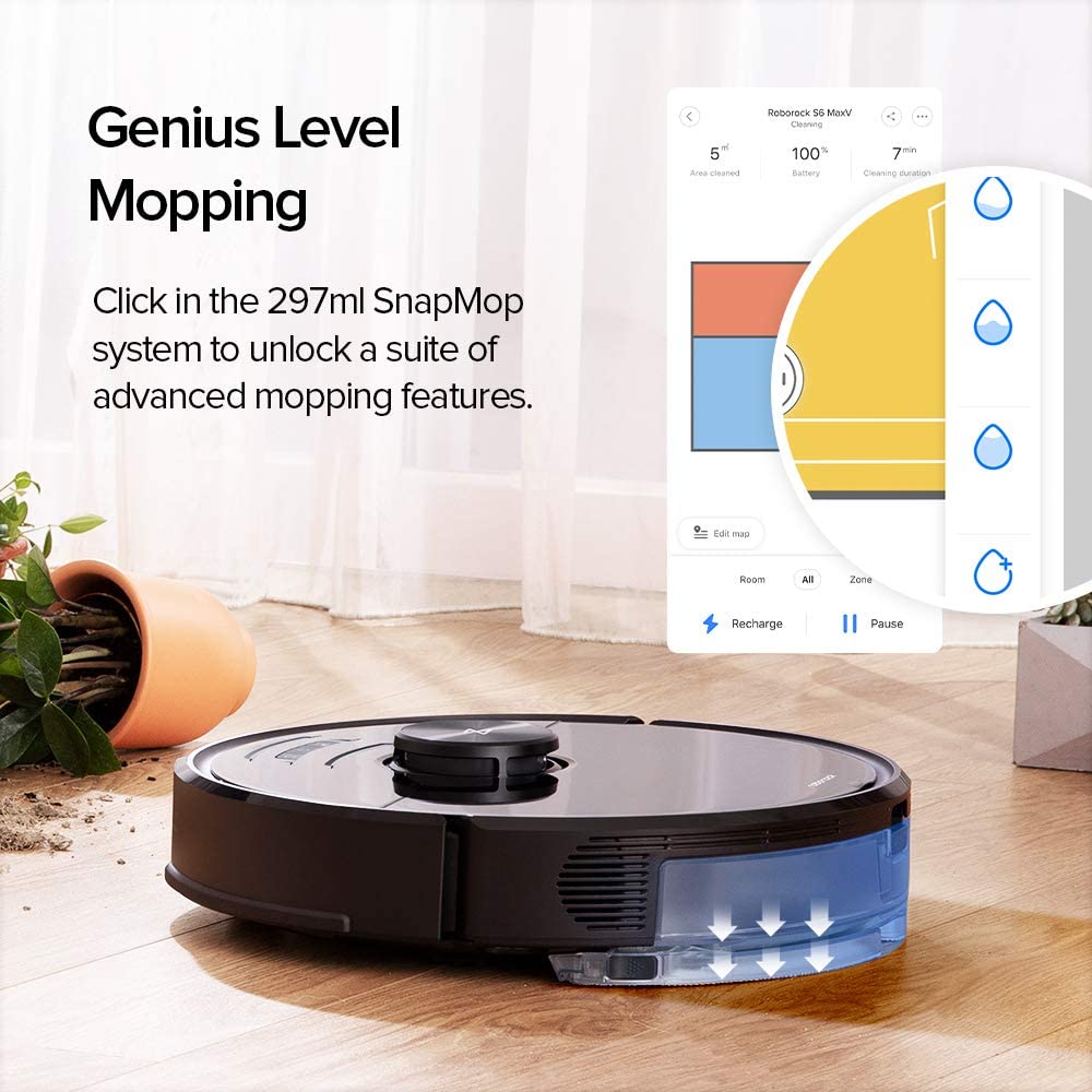 Xiaomi Roborock S6 maxV robotas siurblys (5m LT garantija*) – HomeRobots.lt