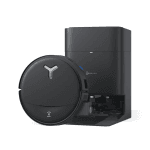 DEEBOT T80S OMNI BLACK robotas valantis grindis su OMNI stotimi