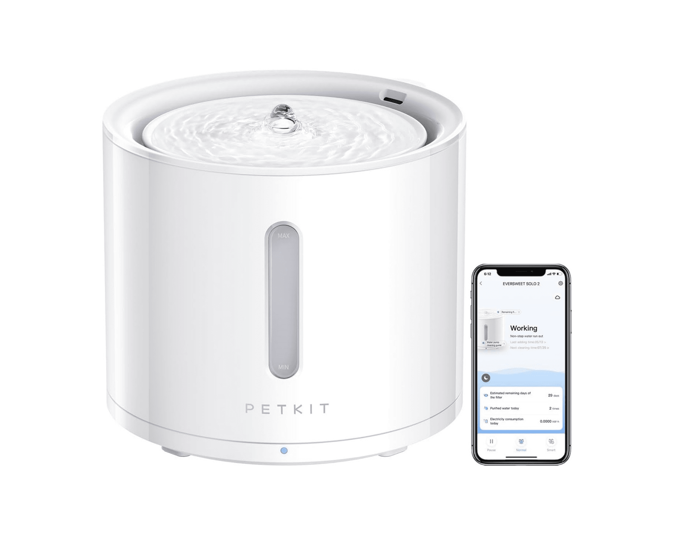 petkit-eversweet-solo-2-automatine-gyvunu-gertuve.jpg Automatinė gyvūnų gertuvė PETKIT Eversweet Solo 2 2L