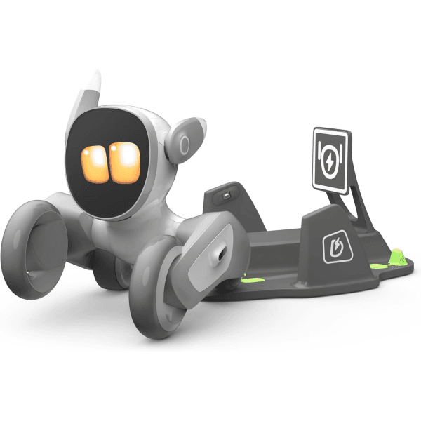 Interaktyvus robotas Loona Premium AI petbot su kamera ir įkrovimo stotele
